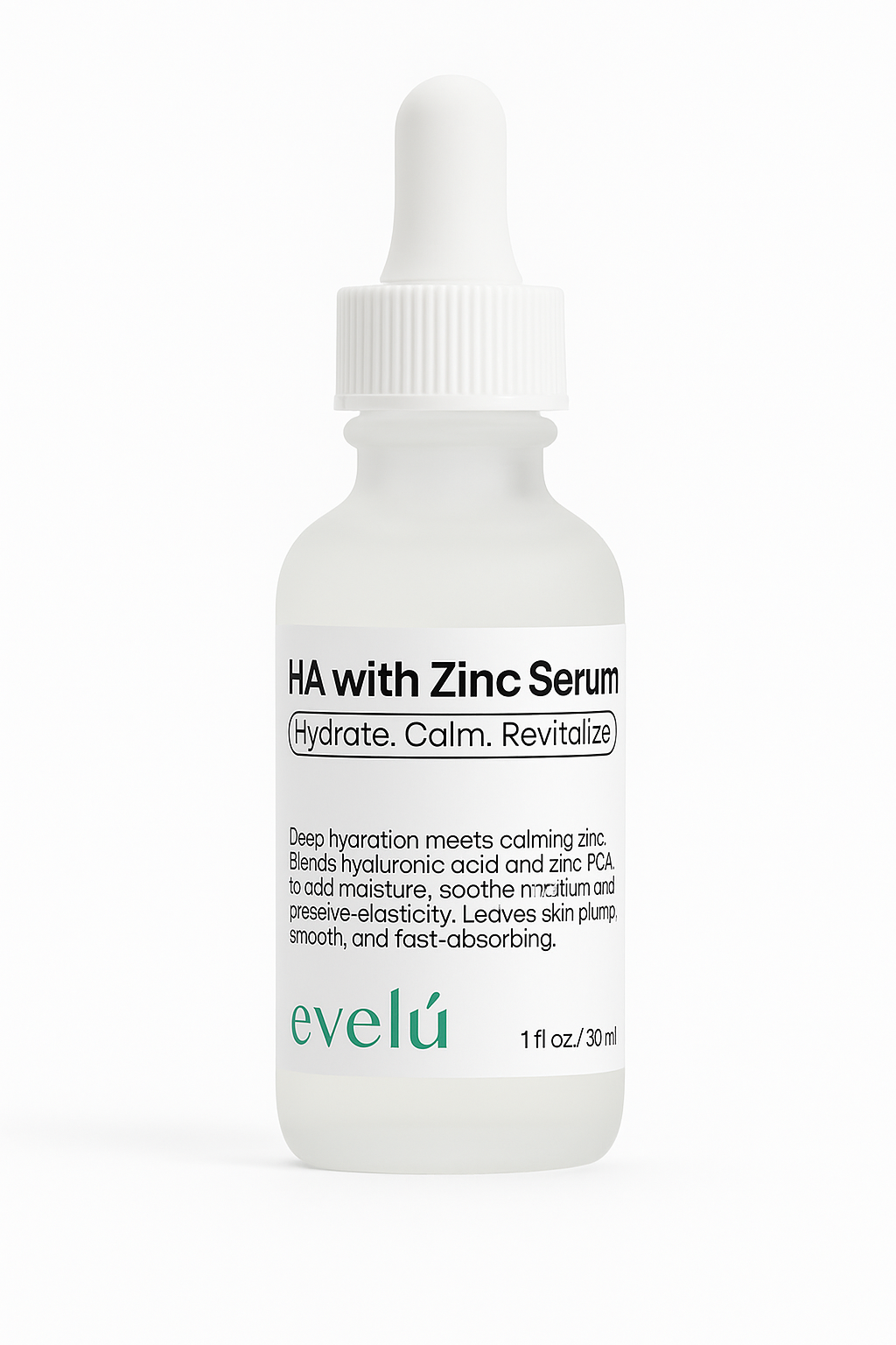 HYALURONIC ACID & ZINC SERUM  1 oz